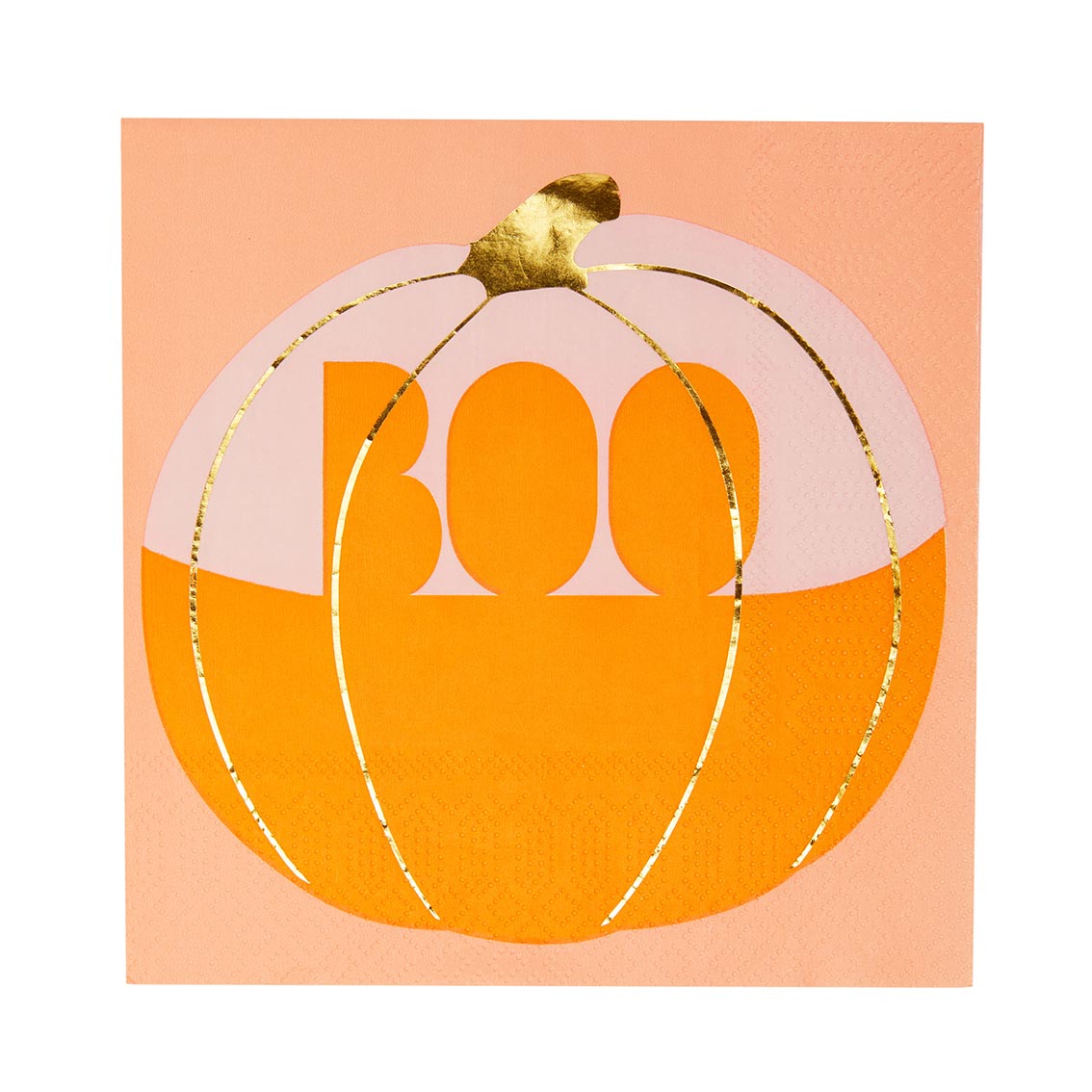 Halloween pumpkin Boo napkin / 16 pcs.