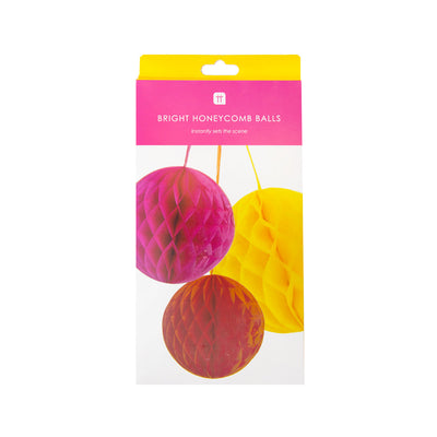 Rainbow Honeycomb Balls Kit / 3 pcs.