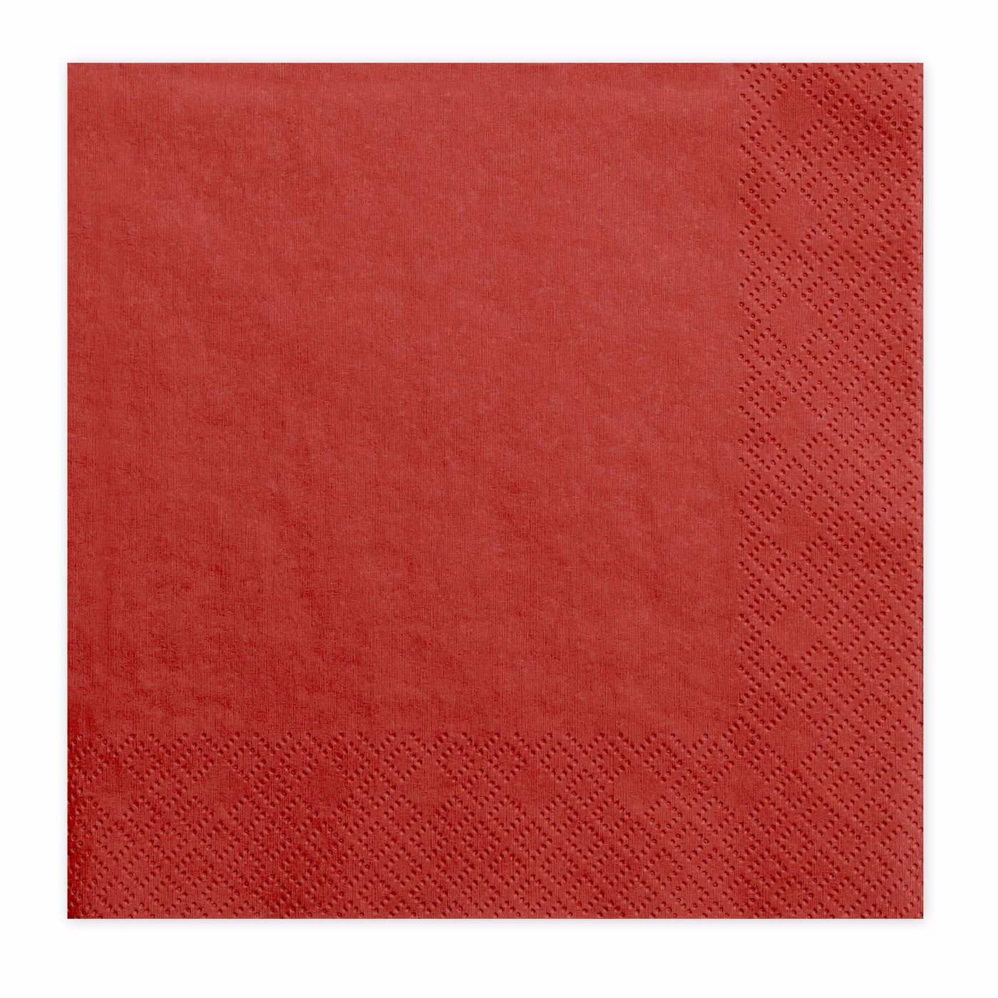 Basic red napkins / 20 pcs.