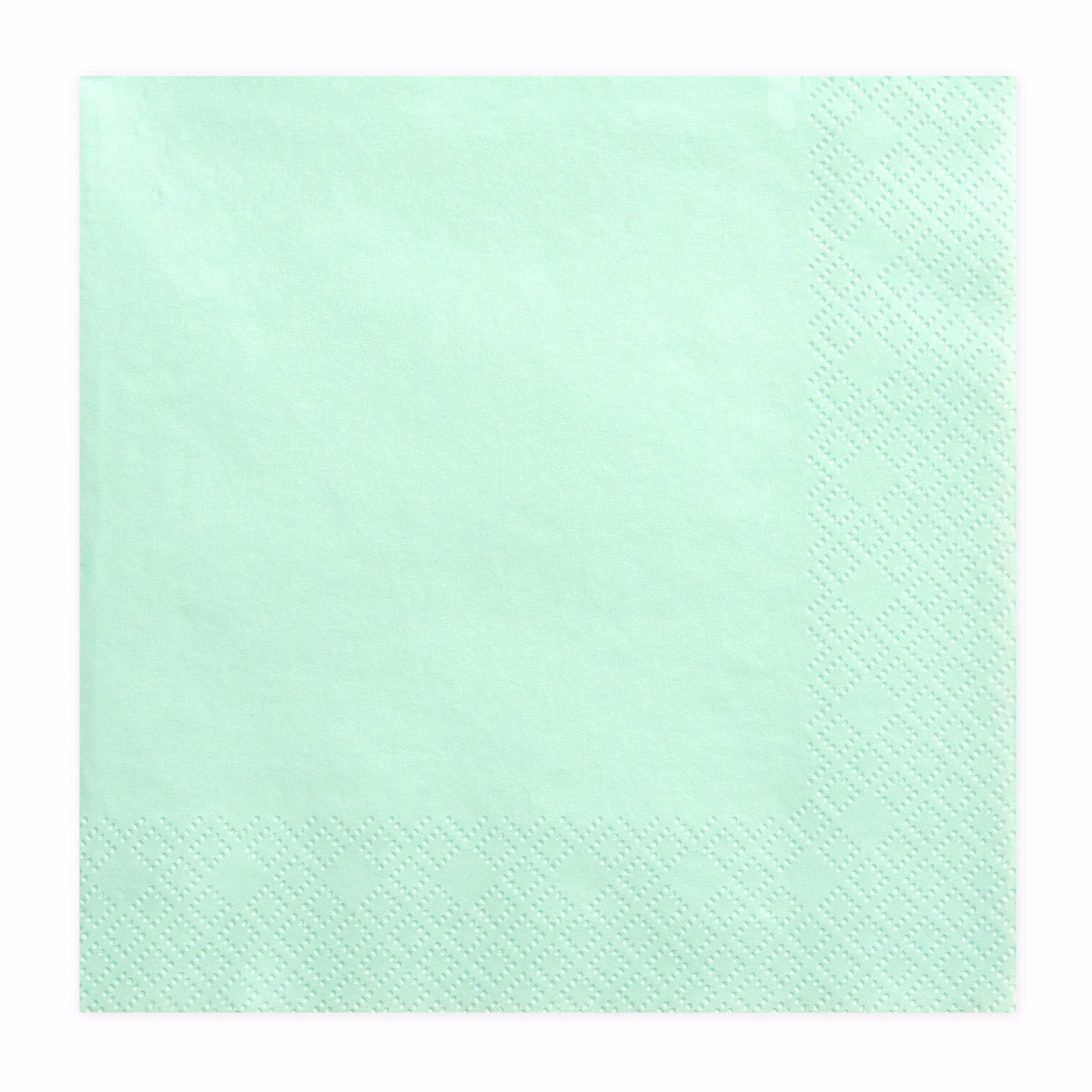 Basic mint green napkins / 20 pcs.