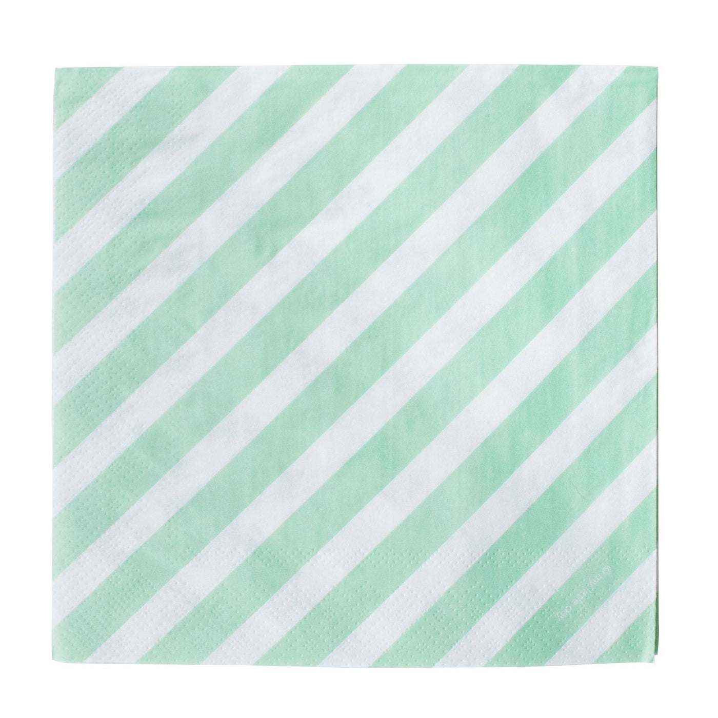 ECO napkins mint pastel stripes / 20 pcs.
