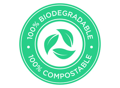 Copo básico fuchsia degradé Eco compostable / 8 pcs.