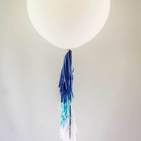 Kit globo XL decorado guirnalda BLUE