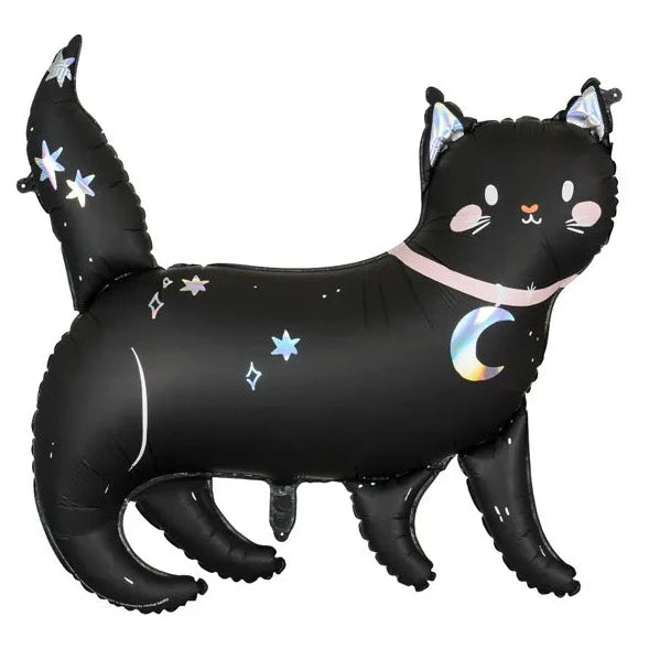 Balão foil gato preto Halloween