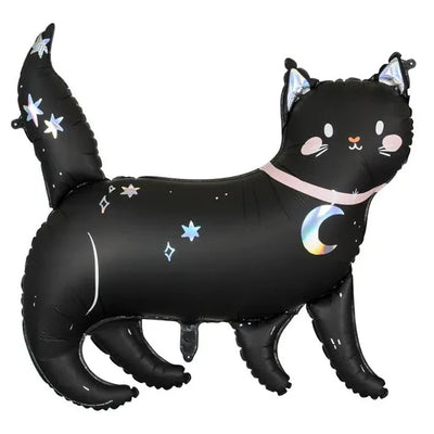 Balão foil gato preto Halloween