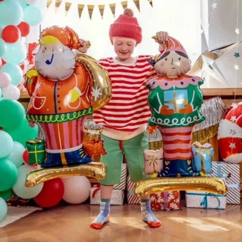 Foil balloon standing Santa