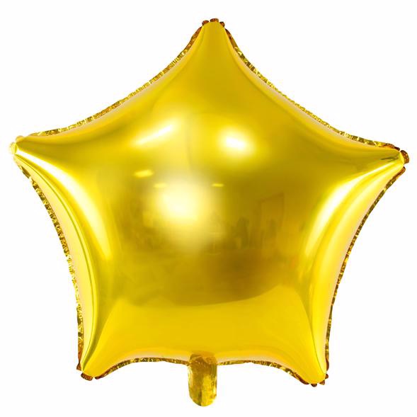 Gold star foil balloon XL