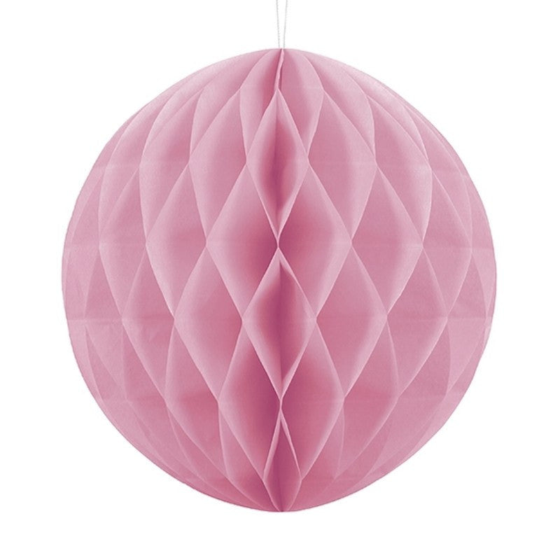 Pink honeycomb ball
