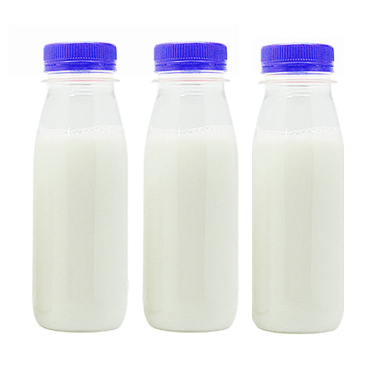 Little bottle with blue stopper