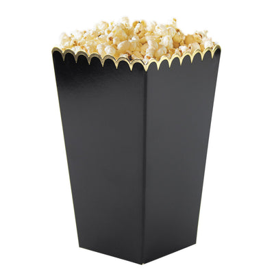 Black popcorn box / 8 pcs.