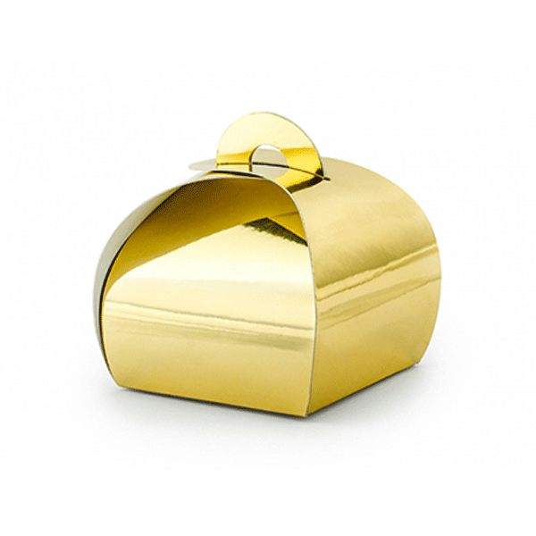 Small box S with gold detail with handle / 10 units.