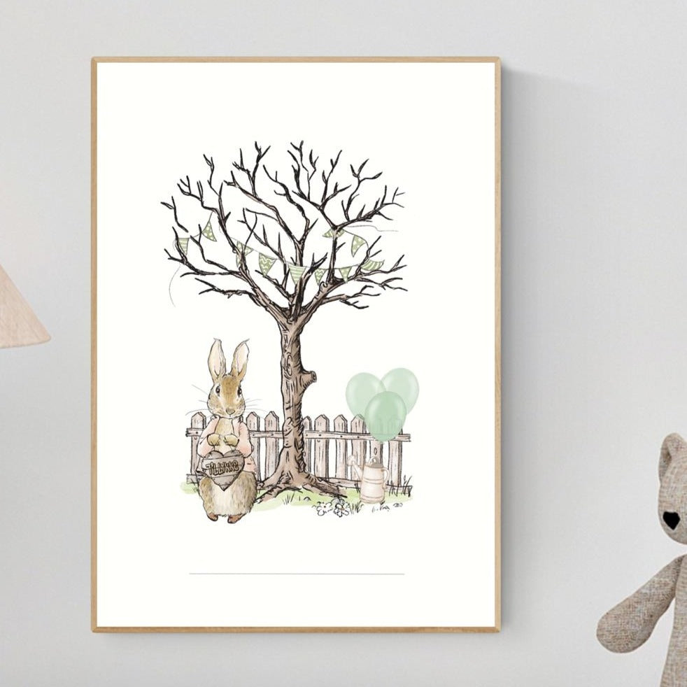 Print A3 Souvenir Peter Rabbit Pink – La Fiesta de Olivia