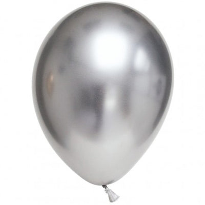 Globos Chrome plata / 2 uds.