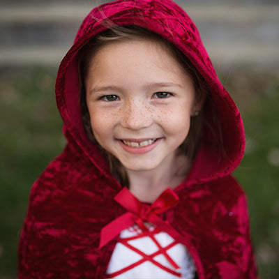 Little red riding hood velvet cape costume
