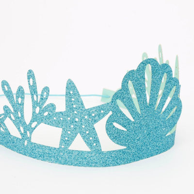 Mermaid crown glitter ECO / 8 pcs.