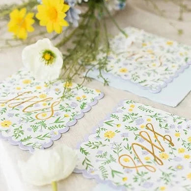 IHS floral napkin / 20 units.