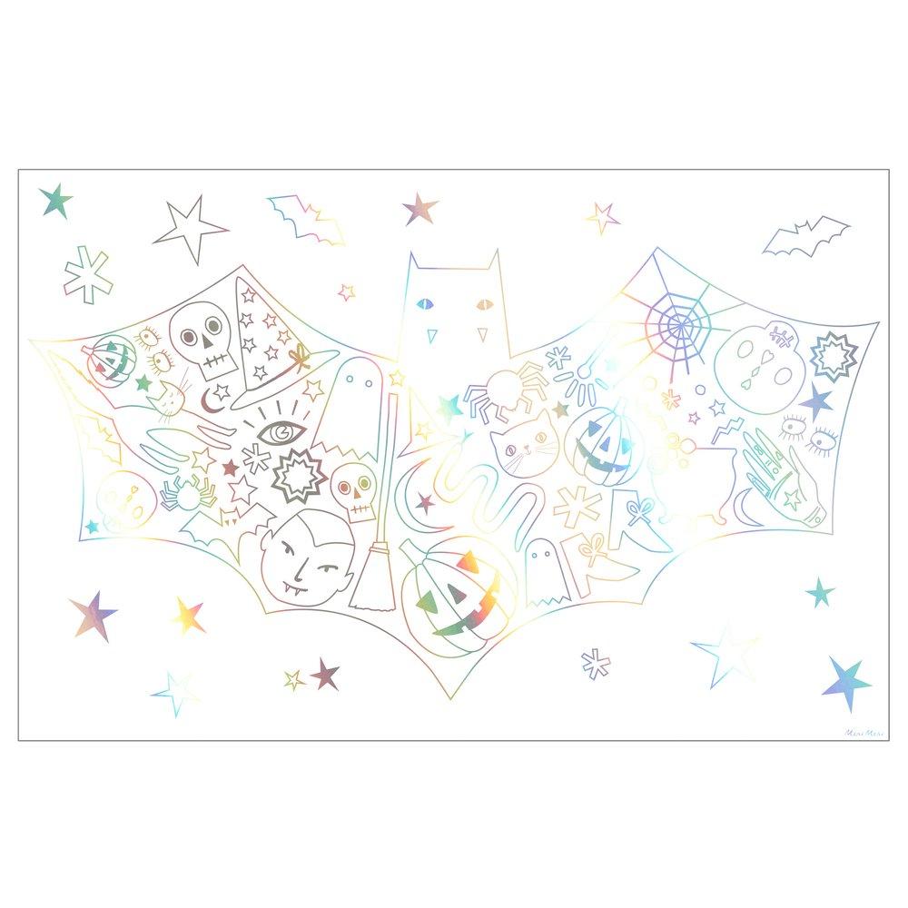 Halloween coloring posters