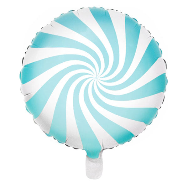 Light blue caramel Mylar balloon