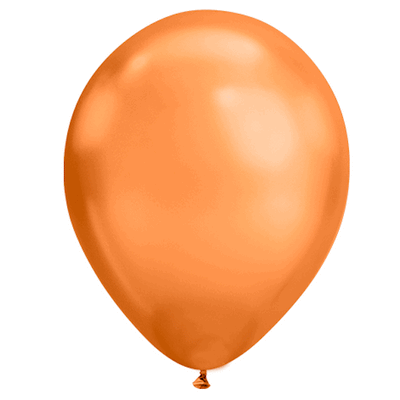 Chrome copper balloons / 2 pcs.