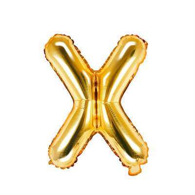 Small Gold Foil Letter Balloon