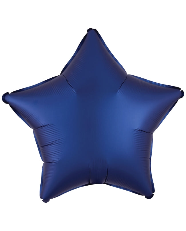Navy Star Mylar Balloon