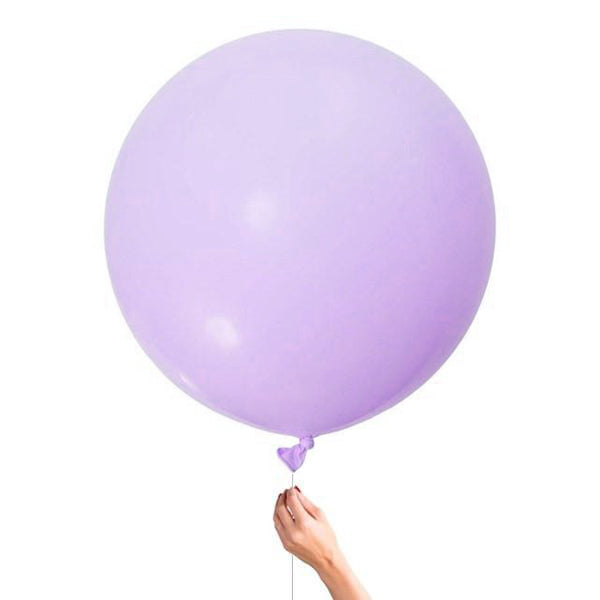 Matte pastel lilac XL latex balloon