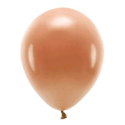 Balões ECO castanho-acastanhados de chocolate / 10 pcs.