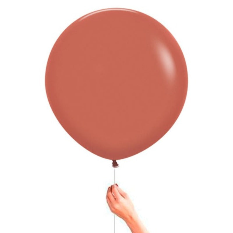 Matte terracotta latex balloon XL
