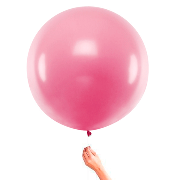 Balão Látex XL rosa acetinado