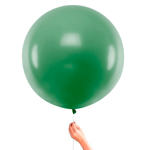 XL latex balloon matt grass green