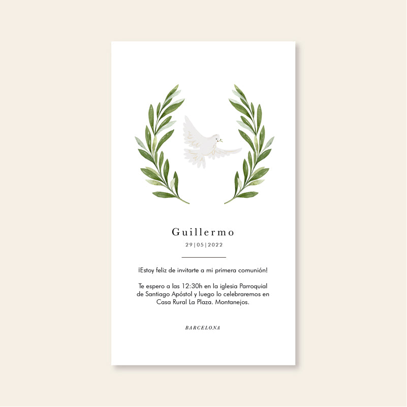 Personalized Olive Tree Invitations
