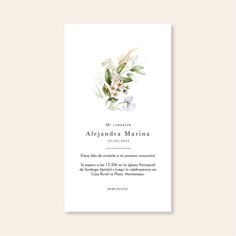 Personalized Flower Garden Invitations