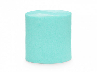 Pack of light aqua green Crepe paper ribbons / 40 mts.