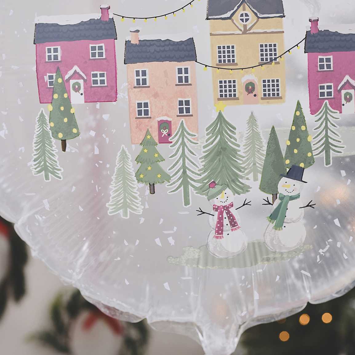 Snowglobe transparent balloon