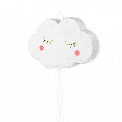 Piñata nube con carita