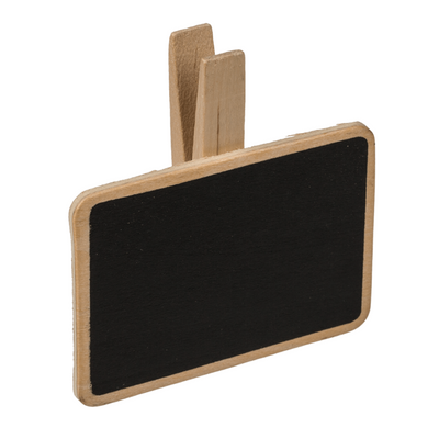 wooden blackboard clip