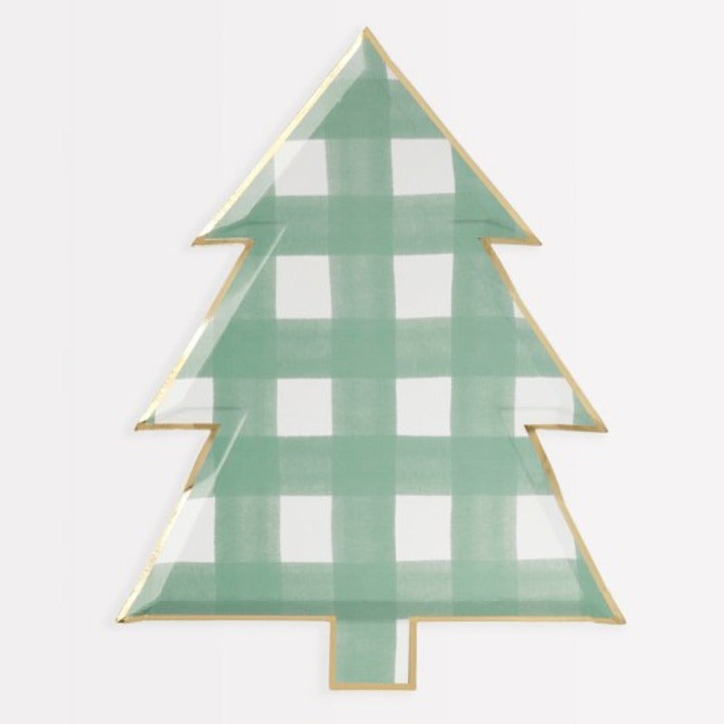 Placas de árvores de Natal Vichy green / 8 pcs.
