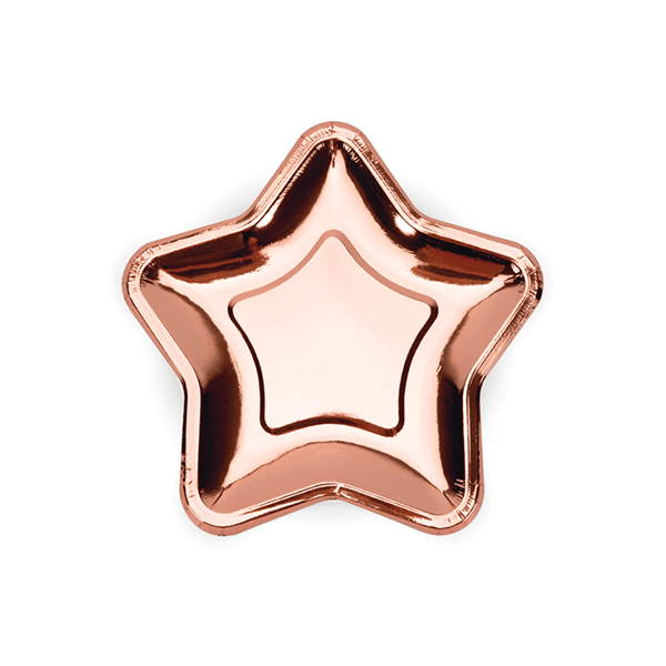 Rose Gold star plate
