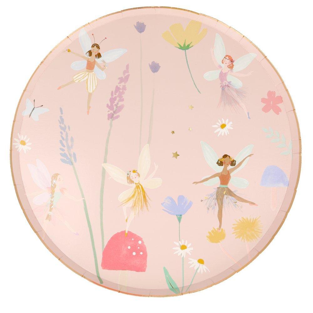 Round plate Spring Fairies / 8 pcs.