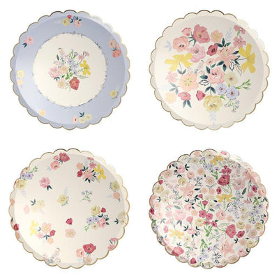 English Garden mix plates L / 8 units