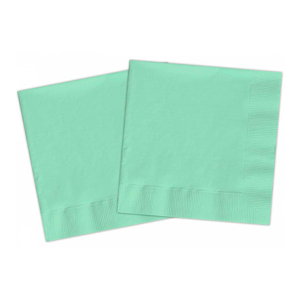 Pastel mint compostable napkin / 20 units.