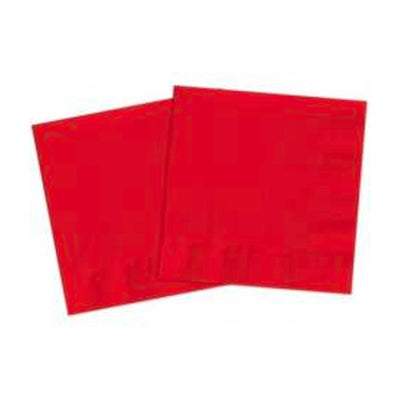Red compostable napkin / 20 pcs.