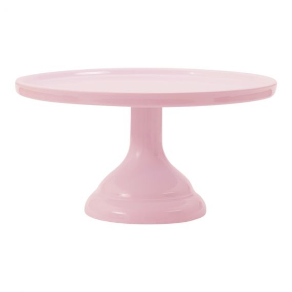 low pink melamine stand