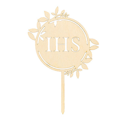 IHS Wooden First Communion Paste Topper