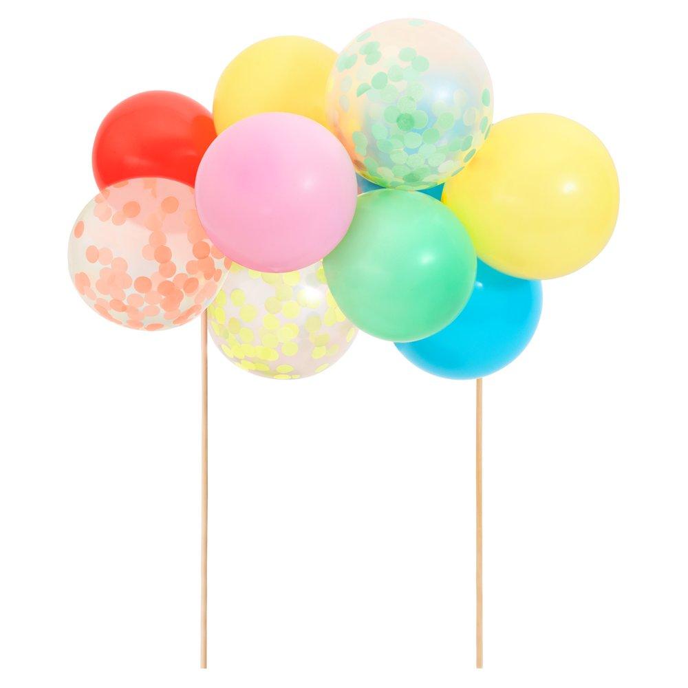 Cake topper Multicolored balloons