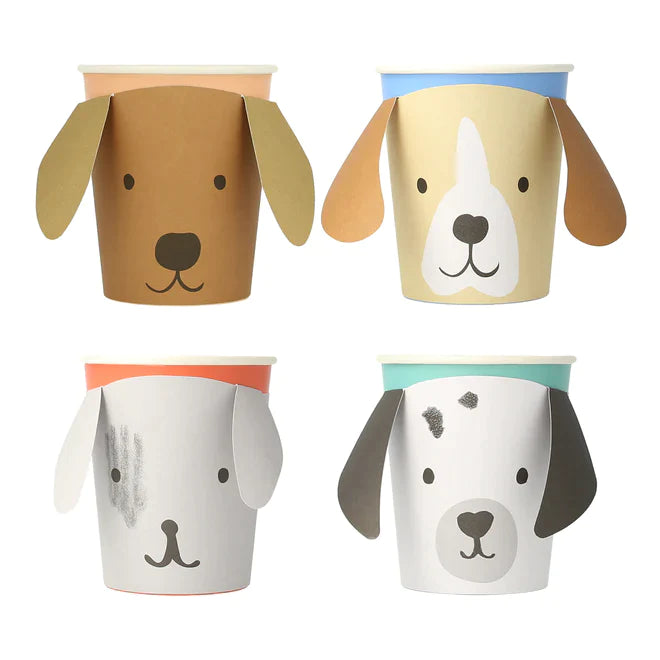 Vasos mix perritos / 8 uds.