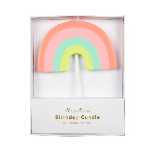 rainbow candle