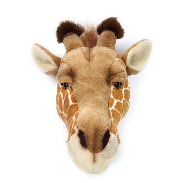 stuffed giraffe head